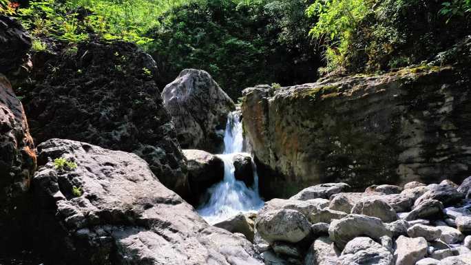 小溪 户外 大山 野外