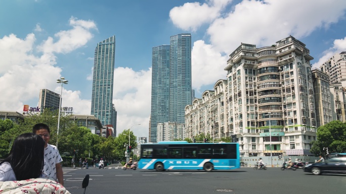 【4K】无锡市区大气延时