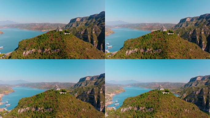 济源黄河三峡秋色