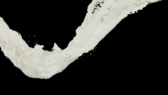 3D路径牛奶 超精细3D牛奶 路径牛奶