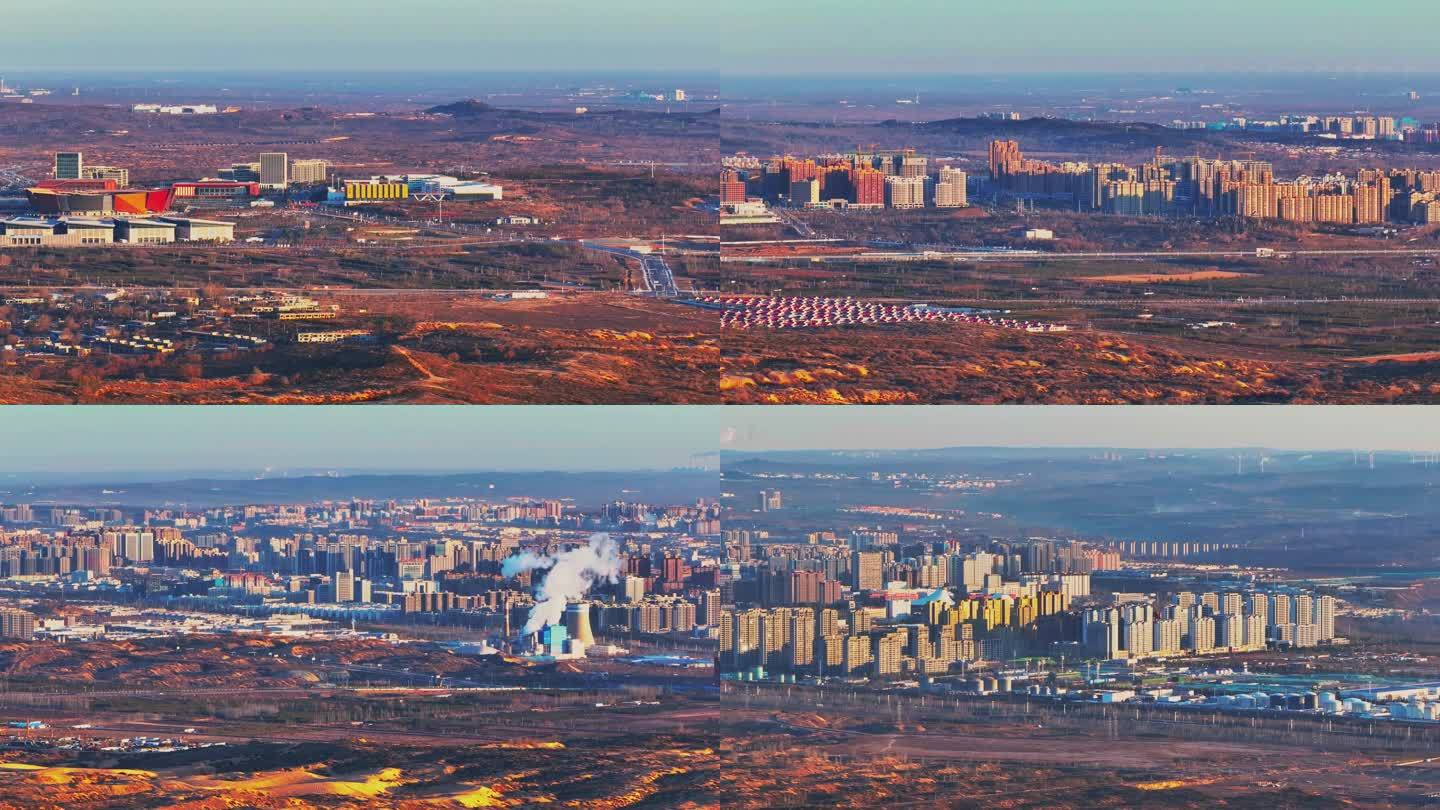 陕西榆林科创新城全景视频