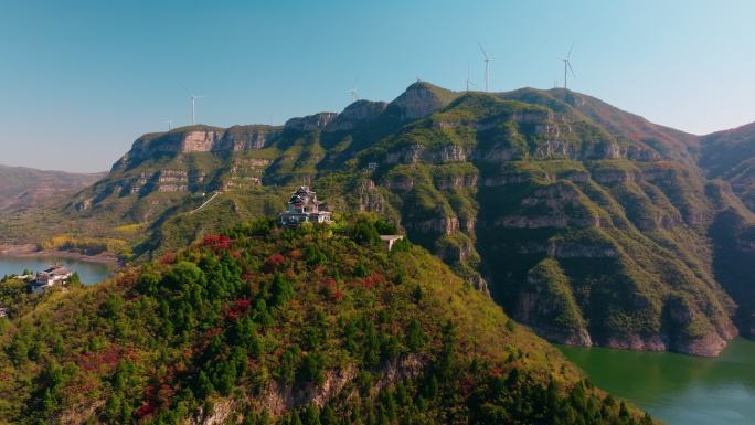 济源黄河三峡秋色