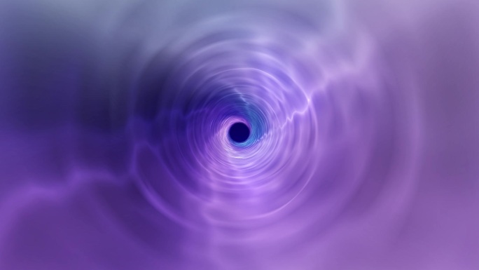 紫色唯美穿梭隧道