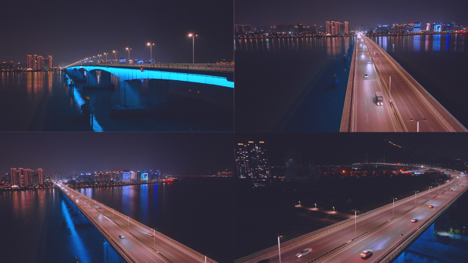 七都大桥夜景 温州夜景