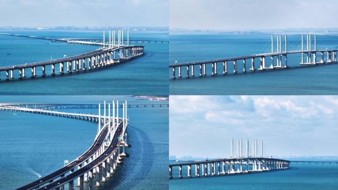 青岛胶州湾跨海大桥长焦视角