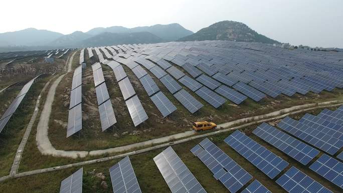 新能源太阳能板电力乡村振兴