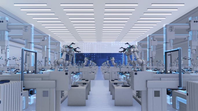 自动化智能生产车间企业工厂宣传片三维动画