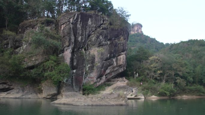 溪流 河流小溪 溪水小河武夷山漂泊