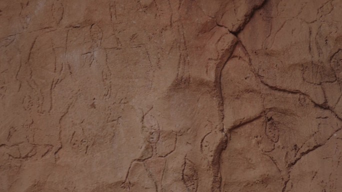 西域文化 沙漠 骑马 奔跑 壁画 考古