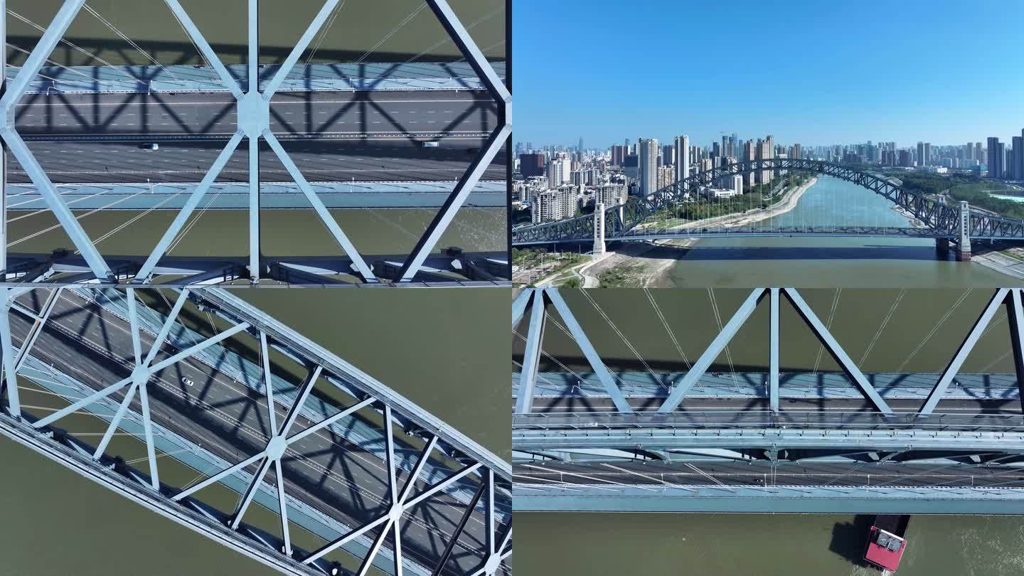 4K航拍江汉湾大桥