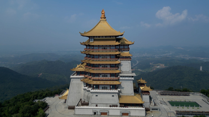 东方山弘化禅寺及周边美景