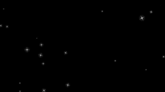 8K无缝循环天空星光闪烁素材星光闪闪