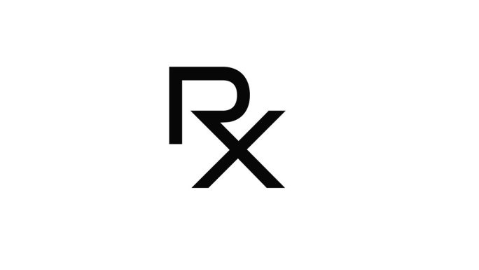 首字母rx, xr标志设计与黑白背景动画片段剪辑