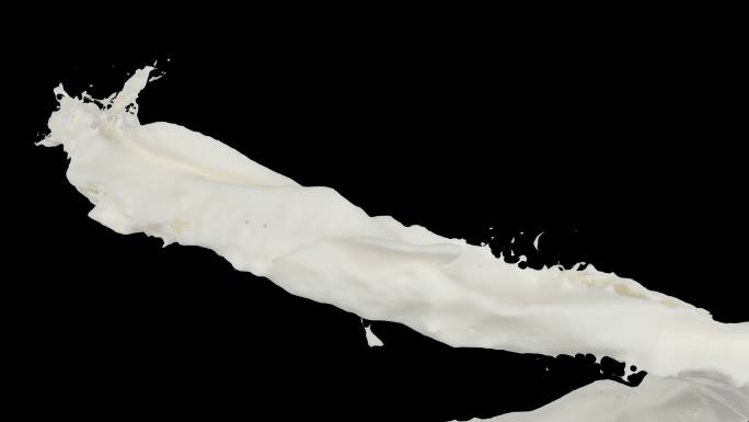 路径牛奶 超精细3D牛奶 酸奶 牛奶飞溅