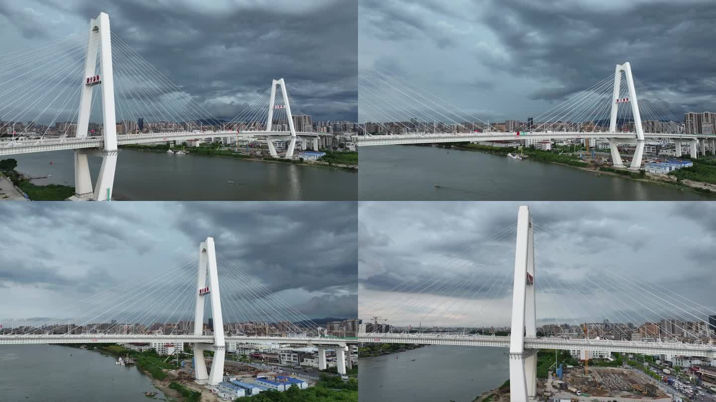 4k航拍揭阳大桥