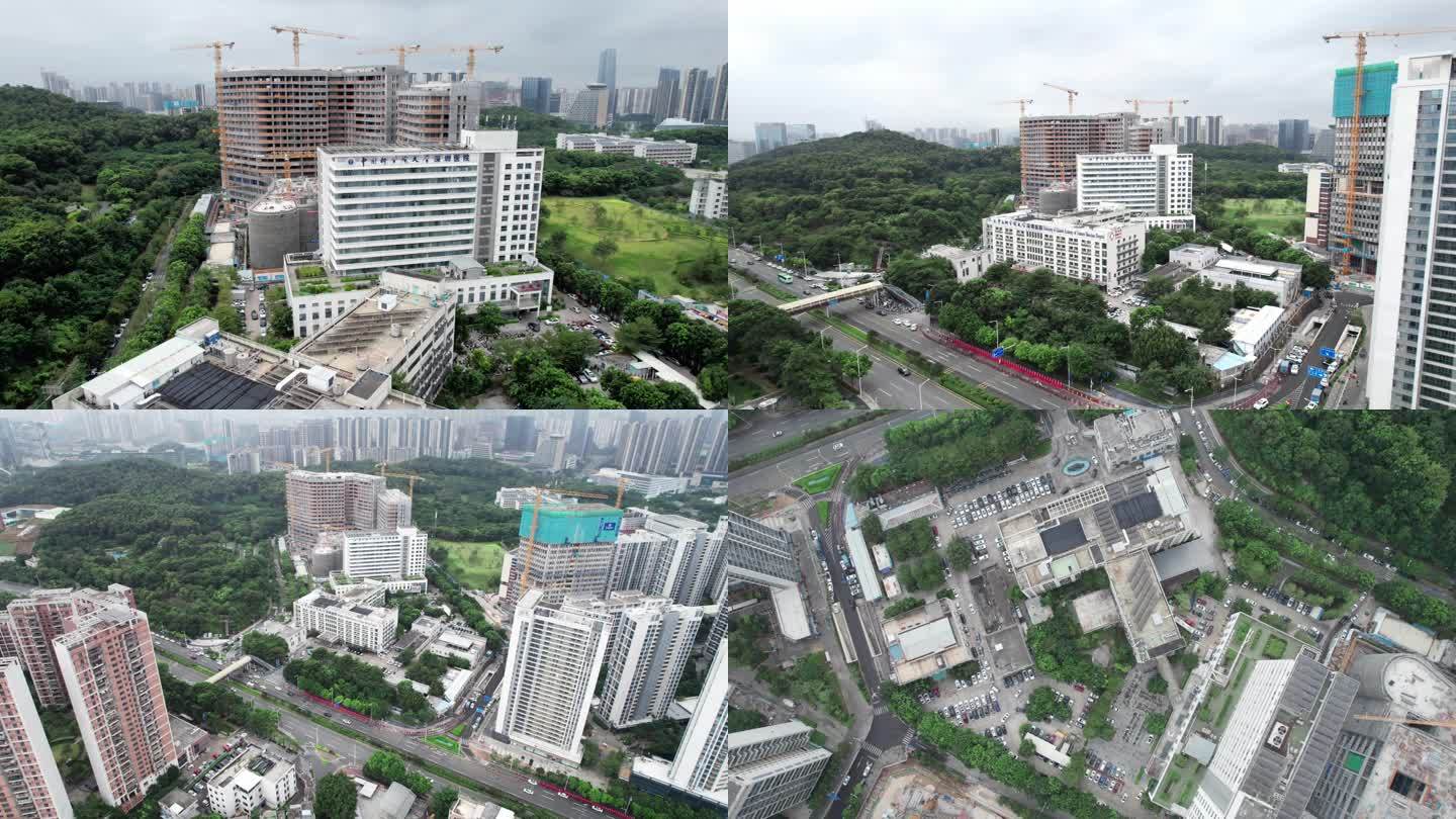 深圳市光明区人民医院东院区航拍4k