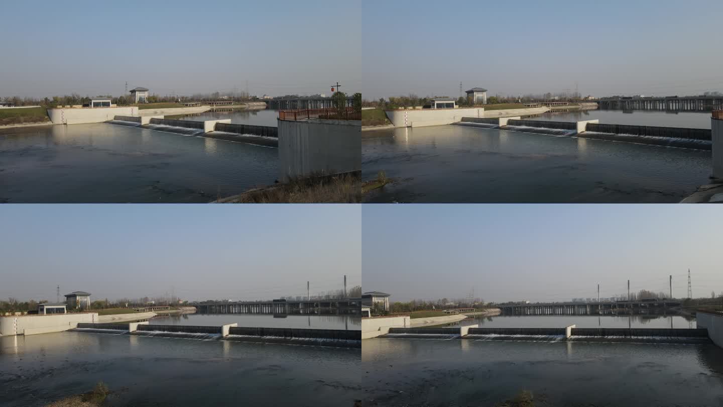 西安沣河梁家滩运动公园梁家桥沣河大桥