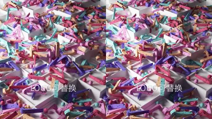 c4d 运动图形可换成其他logo或文字