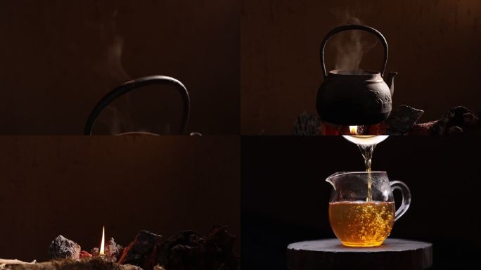 煮茶广告宣传片分镜素材