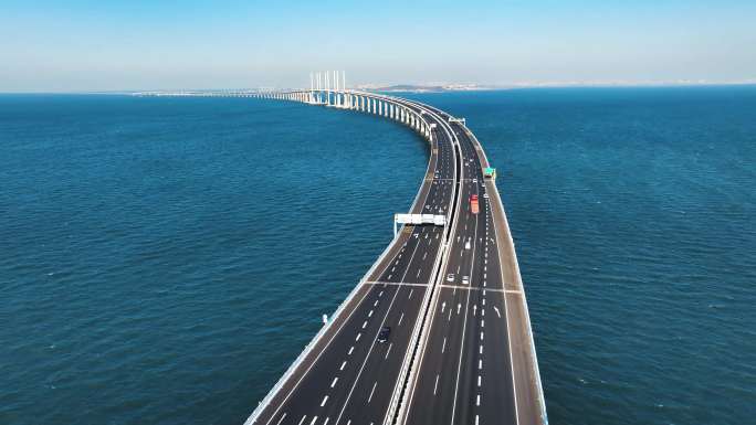 跨海大桥青岛胶州湾跨海大桥超级工程