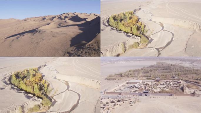 沙漠 绿洲 戈壁 城堡 西域文明 新疆