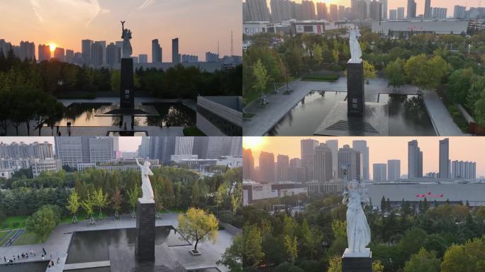 珍爱和平  南京大屠杀纪念馆“和平”雕像