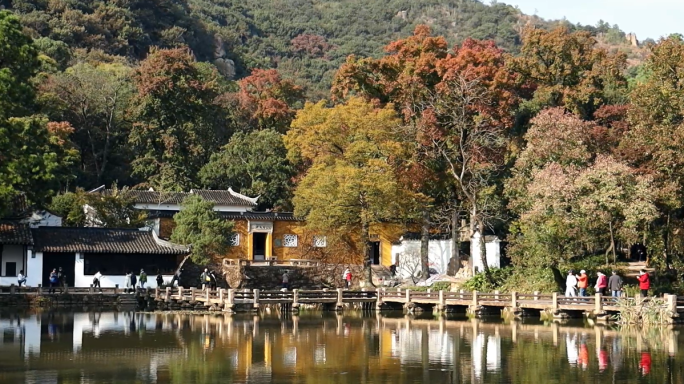 苏州天平山  红叶