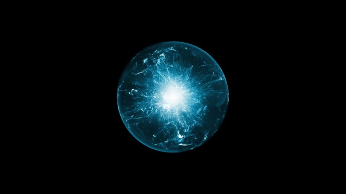粒子能量球透明通道