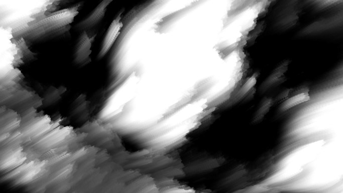 抽象背景缤纷炫彩粒子波浪流动艺术烟雾黑白