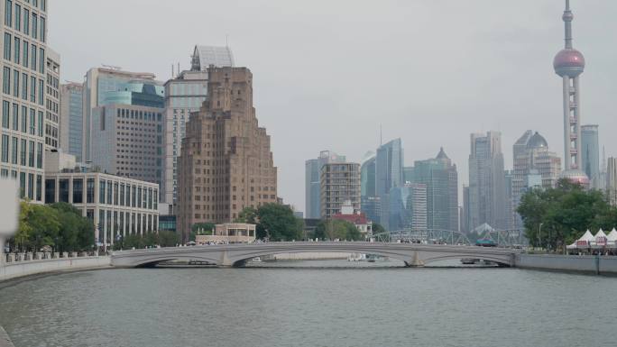 乍浦路桥 4K50P 上海城市空镜空景