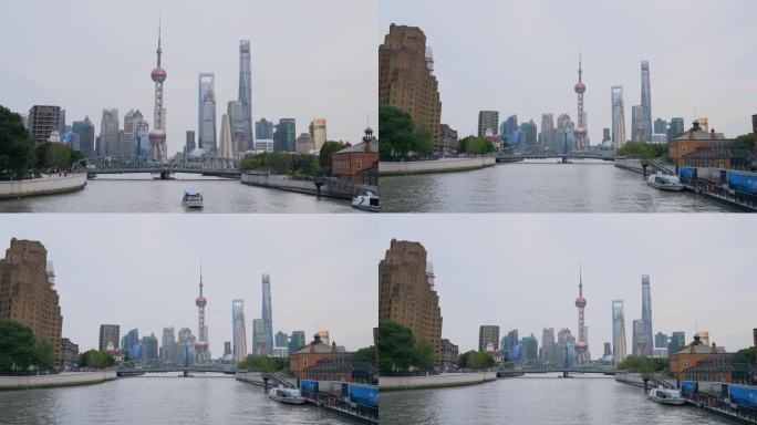 外白渡桥  4K50P 上海城市空镜空景