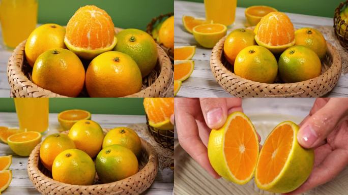 新鲜冰糖橙 橙子 青皮冰糖橙