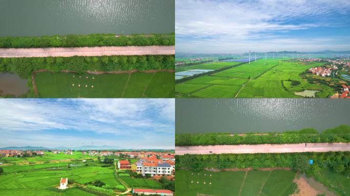 风力发电 美丽乡村