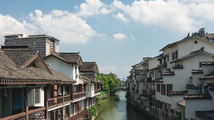 【4K】无锡南禅寺景区延时