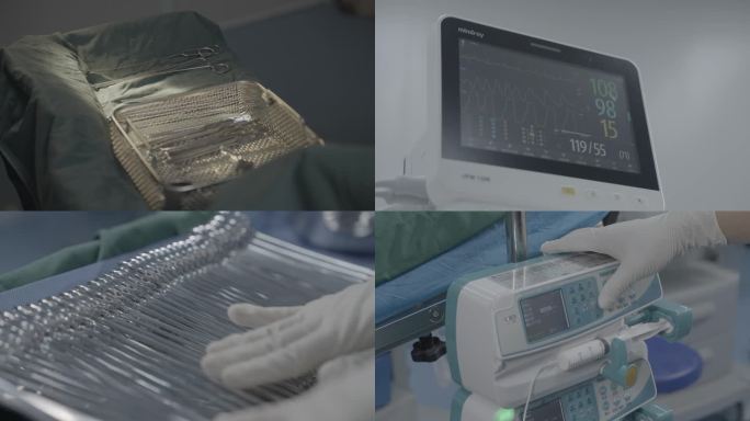 【原创4K】手术 手术设备 麻醉 医院