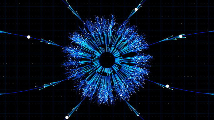 AE模板 粒子星空 粒子花瓣