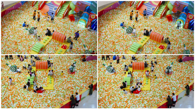 商场儿童室内游乐场海洋球
