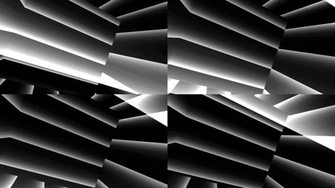 黑白创意空间变幻光影艺术背景投影1114
