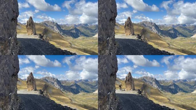 高山口自行车打包，用自行车携带旅行装备