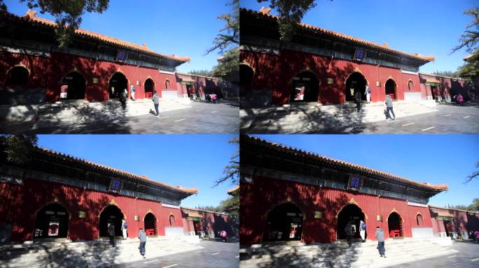 北京雍和宫视频素材