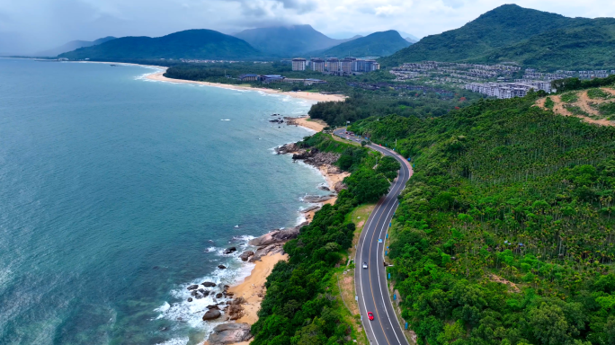 海南万宁网红海边公路