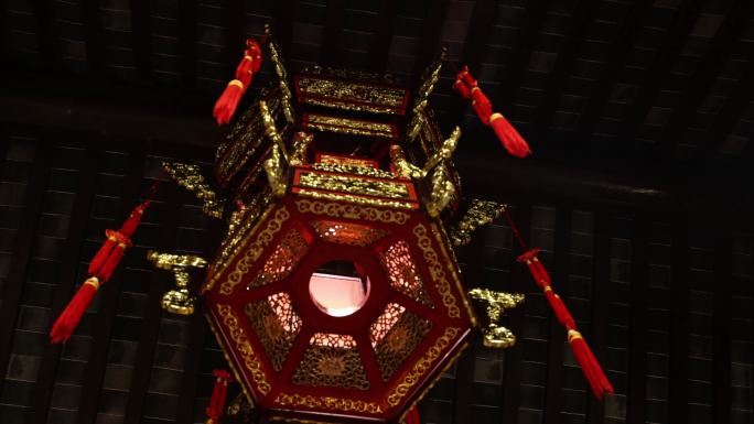 4k中国传统宫灯灯笼