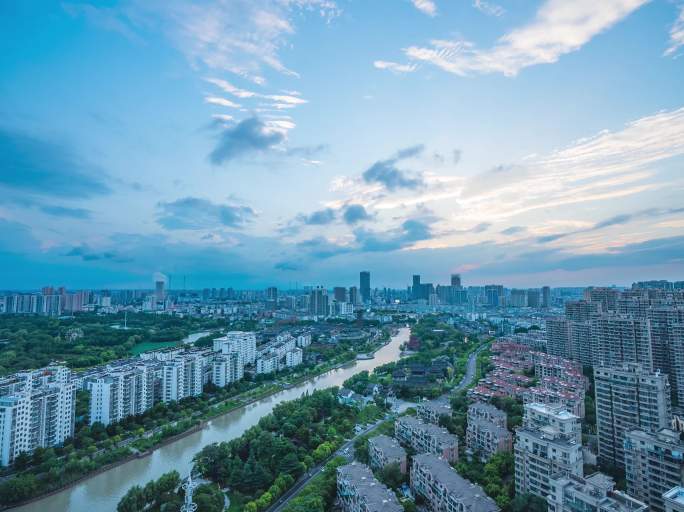 淮安宣传片夜景延时地标延时