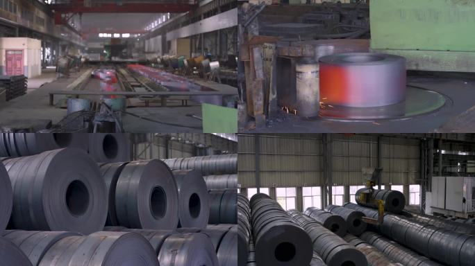 钢皮铁皮钢卷生产制造吊装炼钢厂