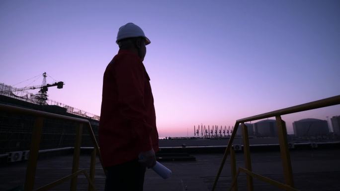 石油天然气LNG建设者剪影