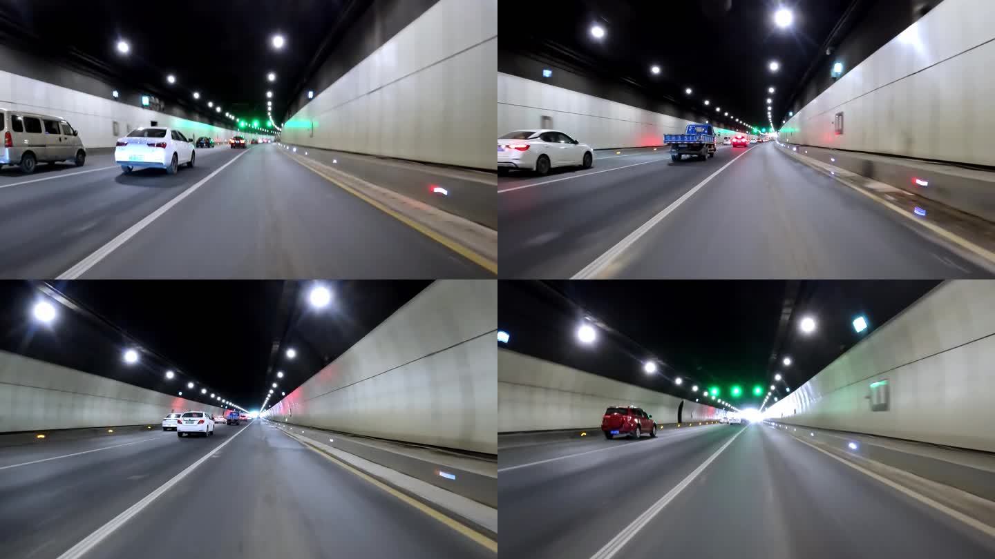 汽车行驶通过隧道