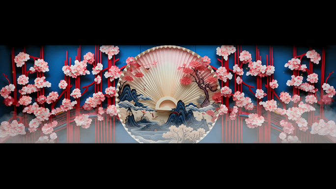 创意古典舞蹈戏曲背景