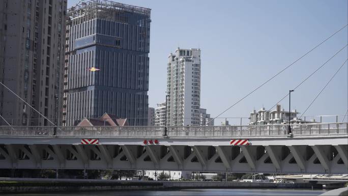 安远桥 上海城市空镜空景 4K50P