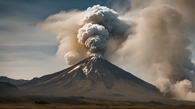 火山喷发地质灾害【商用需购买企业授权】