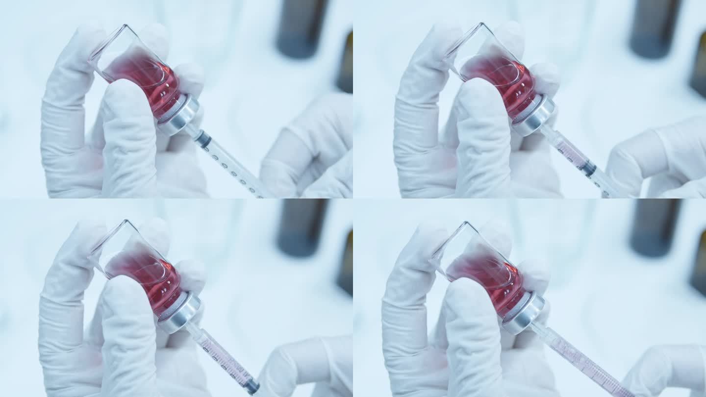 医用一次性疫苗注射注射器及玻璃瓶。